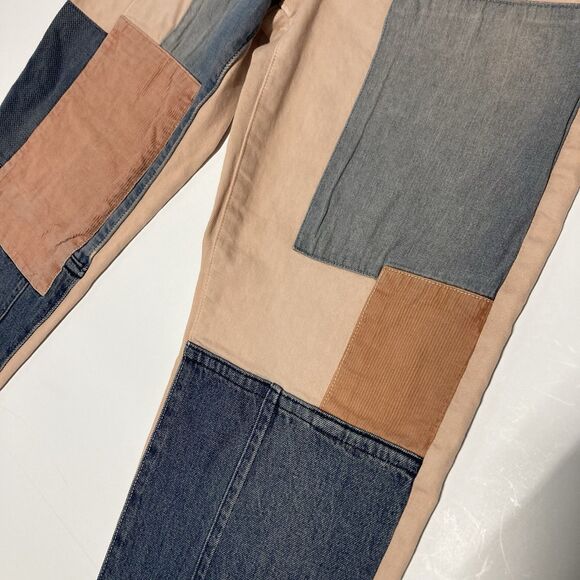 The Great The Billy Jean Pink Corduroy Patchwork Jeans Women's Size 26 - Picture 10 of 15